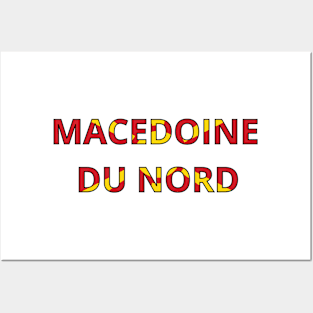 Drapeau Macédoine du Nord Posters and Art